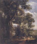 John Constable, Landscape with goatherd and goats after Claude 1823